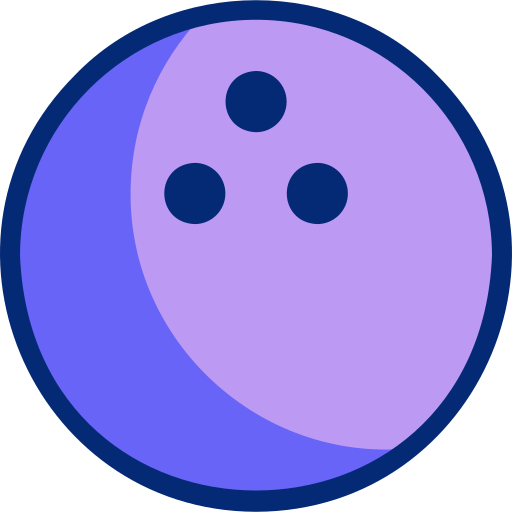Bowling Basic Accent Lineal Color icon