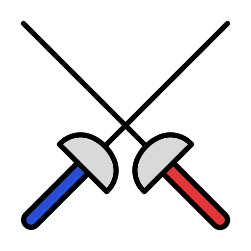 Fencing Generic color lineal-color icon