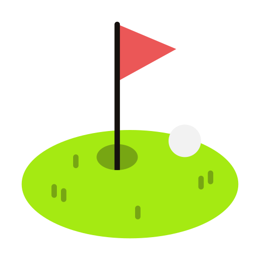 golf Generic color fill icono