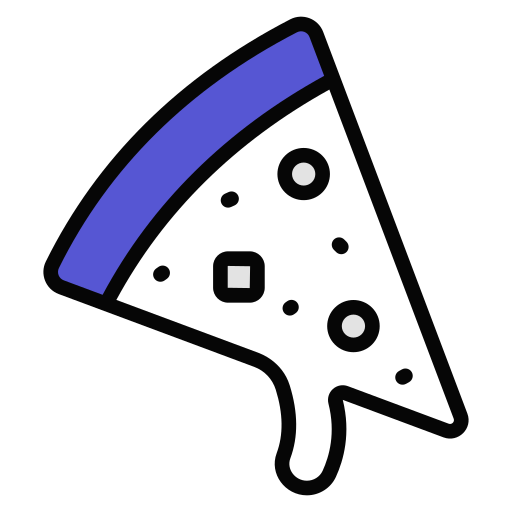 ピザのスライス Generic color lineal-color icon