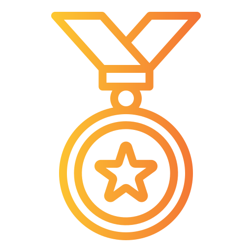 medalla Generic gradient outline icono