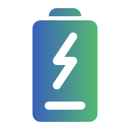 Battery charge Generic gradient fill icon