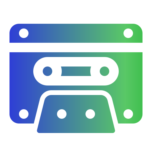 magnetofon Generic gradient fill ikona