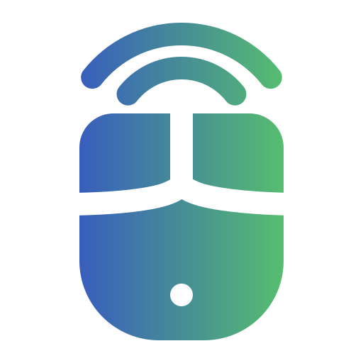 Wireless mouse Generic gradient fill icon