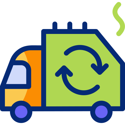 Recycling truck Basic Accent Lineal Color icon