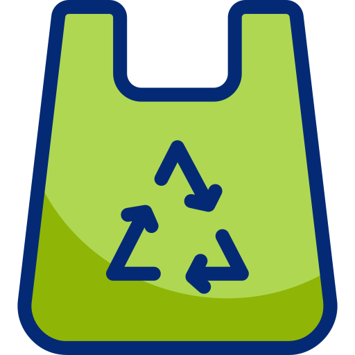 bolsa reciclada Basic Accent Lineal Color icono