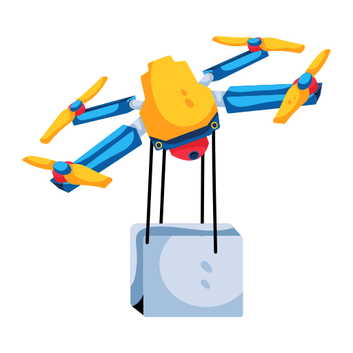 drone-bezorging Generic color fill icoon