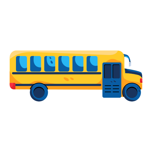 bus scolaire Generic color fill Icône