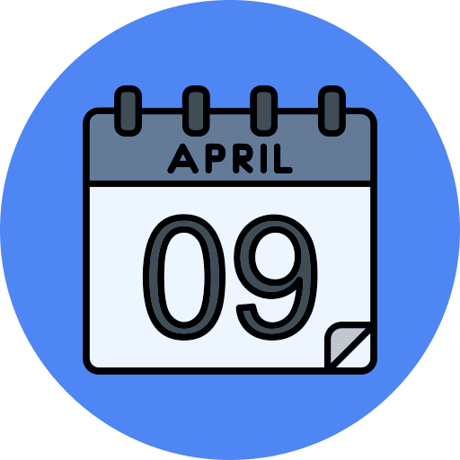 4월 Generic color lineal-color icon