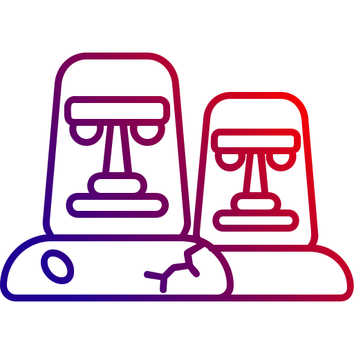 moai Generic gradient outline icona