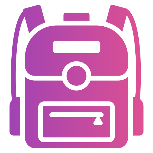 Школьная сумка Generic gradient fill иконка