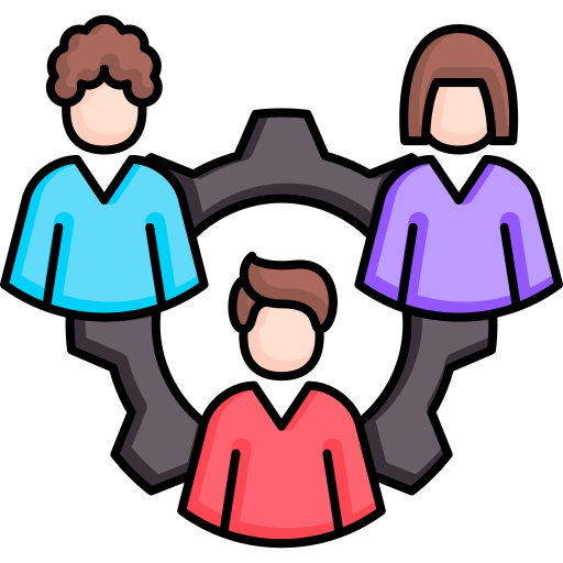 Teamwork Generic color lineal-color icon