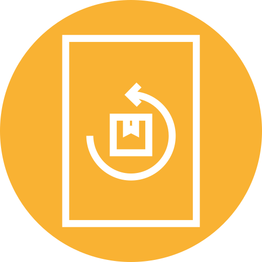 Return delivery Generic color fill icon