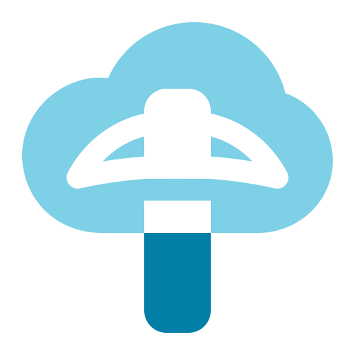 Cloud mining Generic color fill icon