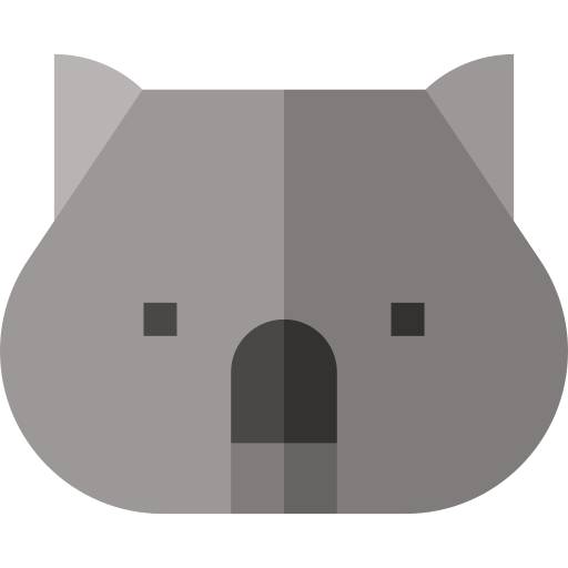 wombat Basic Straight Flat icon