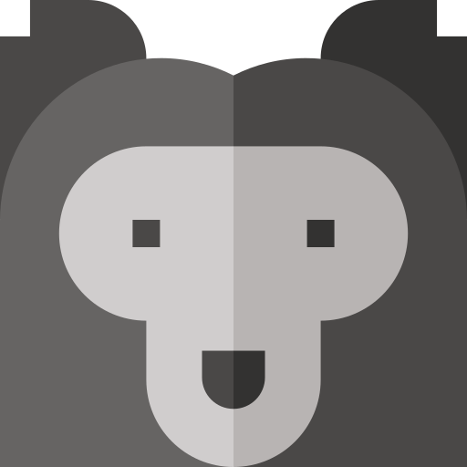 oso perezoso Basic Straight Flat icono