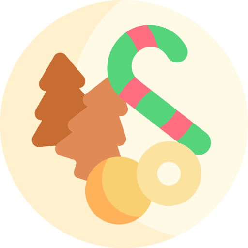 クリスマスクッキー Kawaii Flat icon