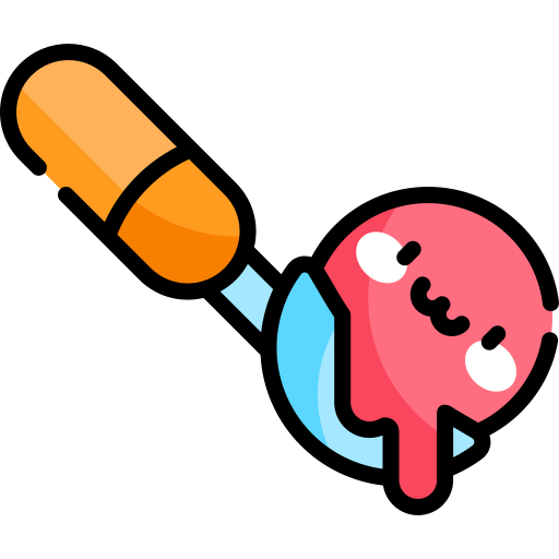 Scoop Kawaii Lineal color icon