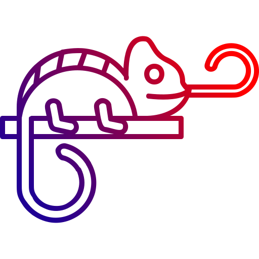 Chameleon Generic gradient outline icon