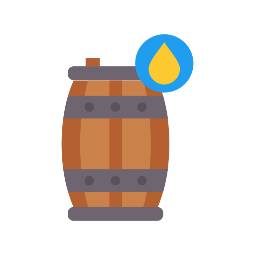 barril de petroleo Generic color fill icono