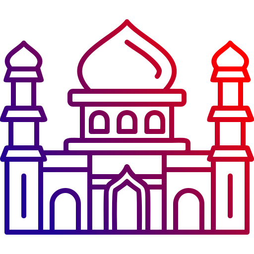mesquita Generic gradient outline Ícone