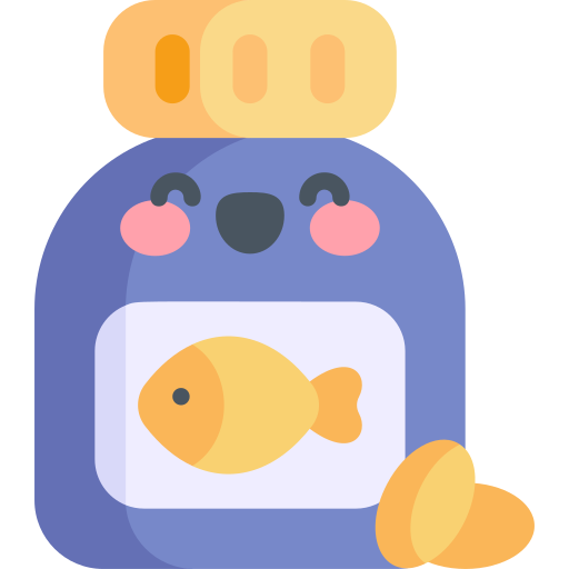 魚油 Kawaii Flat icon