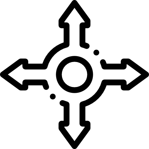 화살 Detailed Rounded Lineal icon