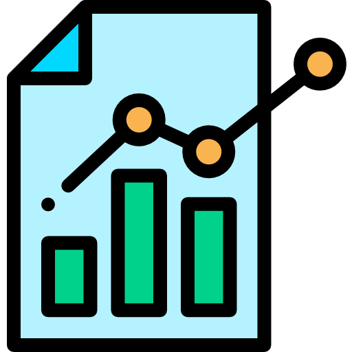 diagramas Detailed Rounded Lineal color icono