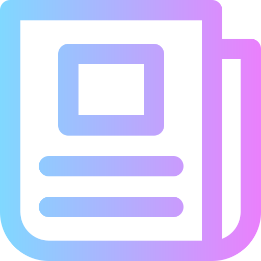 zeitung Super Basic Rounded Gradient icon