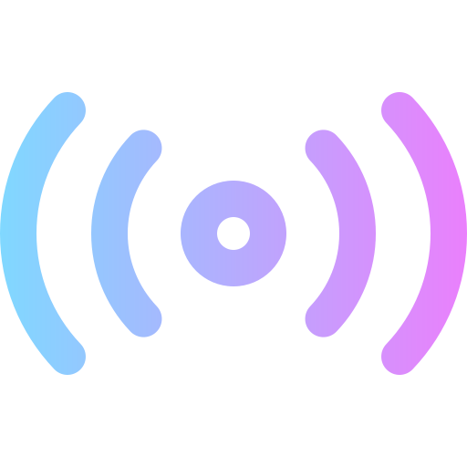wifi Super Basic Rounded Gradient icona