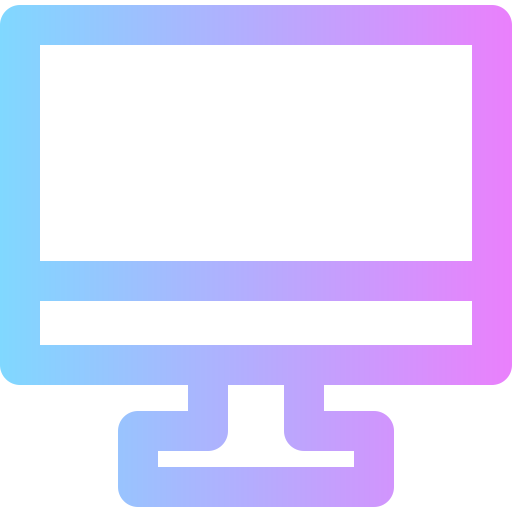 monitor Super Basic Rounded Gradient icon