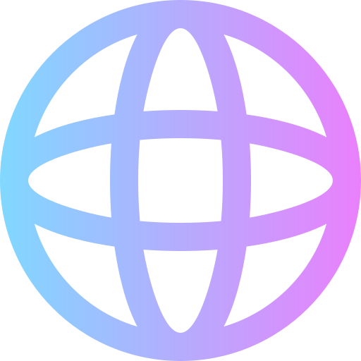 Worldwide Super Basic Rounded Gradient icon
