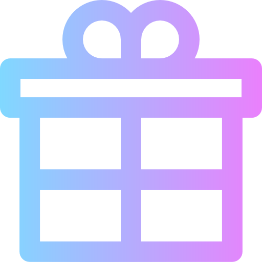 Gift Super Basic Rounded Gradient icon