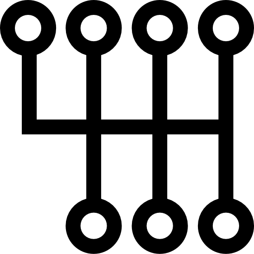 ギアシフト Basic Straight Lineal icon