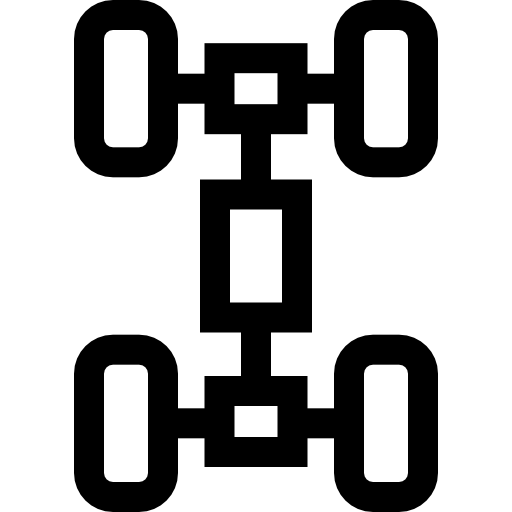 シャーシ Basic Straight Lineal icon