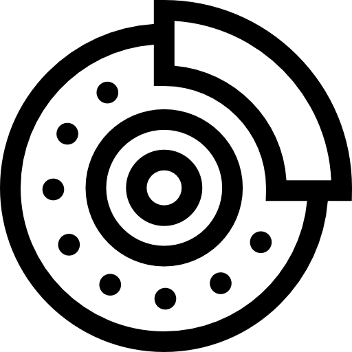 scheibenbremse Basic Straight Lineal icon