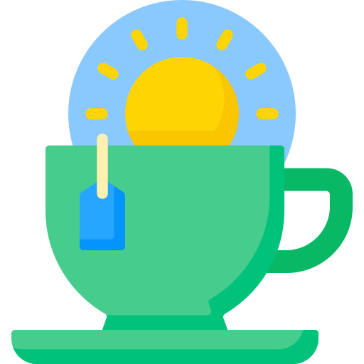 thee in de vroege ochtend Special Flat icoon