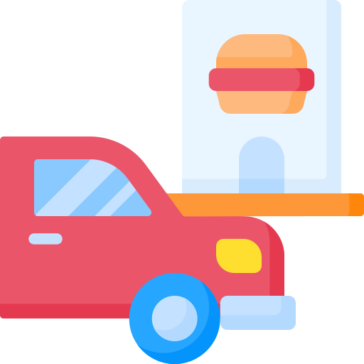 Drive thru Special Flat icon