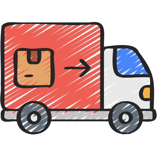 poruszająca się ciężarówka Juicy Fish Sketchy ikona