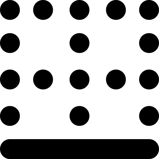 테두리 하단 Generic black outline icon