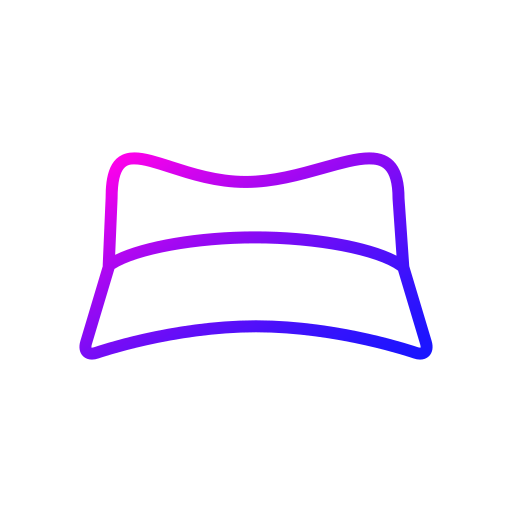 hoed Generic gradient outline icoon