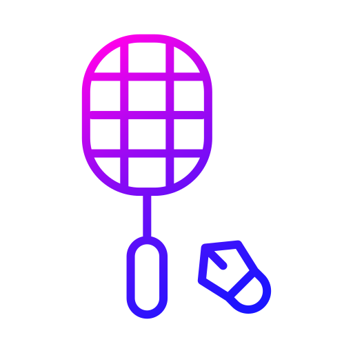 Badminton Generic gradient outline icon