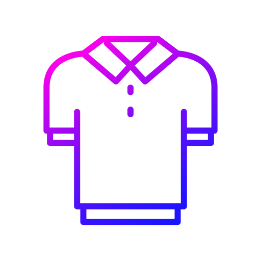 camisa polo Generic gradient outline icono