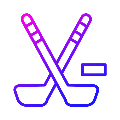 ijshockey Generic gradient outline icoon
