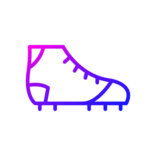 zapato de fútbol Generic gradient outline icono