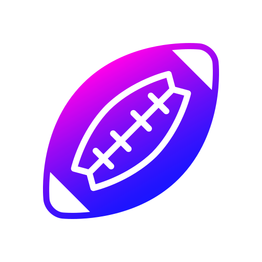 fútbol americano Generic gradient fill icono