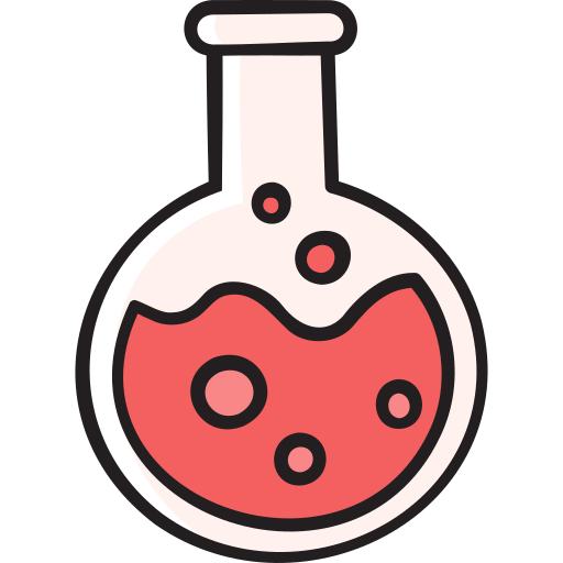 Flask Generic color hand-drawn icon