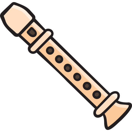 fluit Generic color hand-drawn icoon