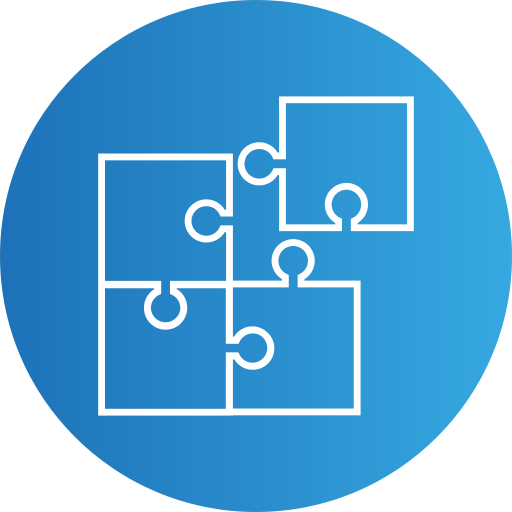 puzzle Generic gradient fill icona