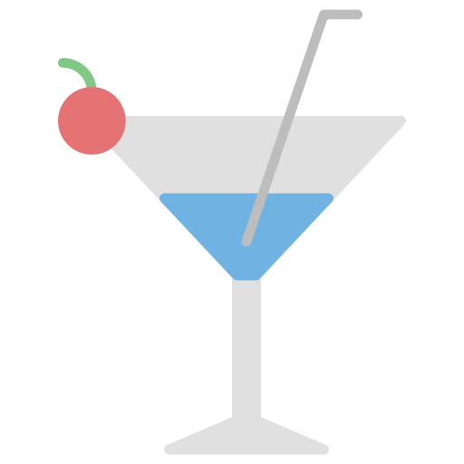 napój koktajlowy Generic color fill ikona